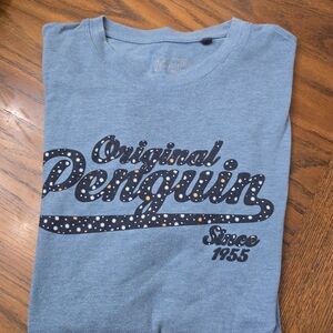 Original Penguin Blue Graphic Tee
